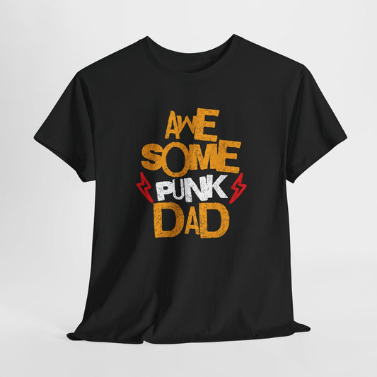 Awesome Punk Dad | Tøff t - skjorte for punkpappa - T-Shirt - Iskyns.no