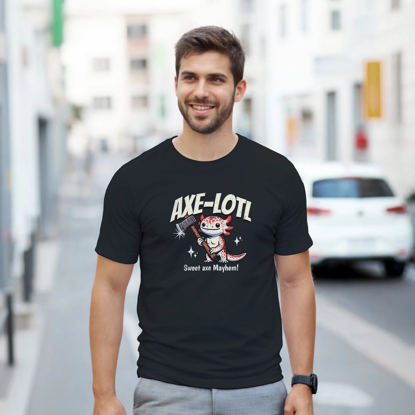 Axe - Lotl | Unisex t - skjorte med klassisk passform - Print Material - Iskyns.no