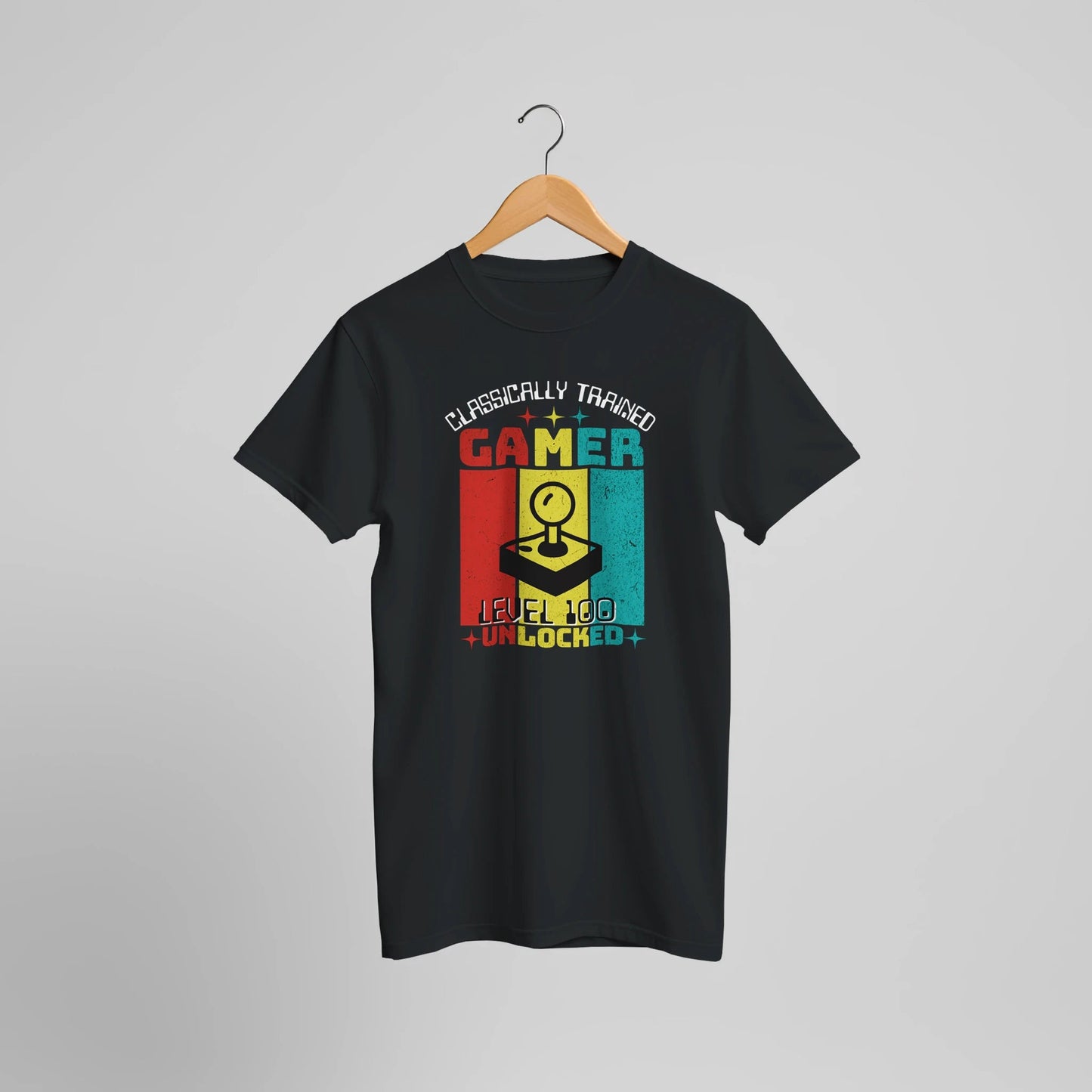 Classically trained gamer | Premium herre t - skjorte med figurnær passform - Print Material - Iskyns.no