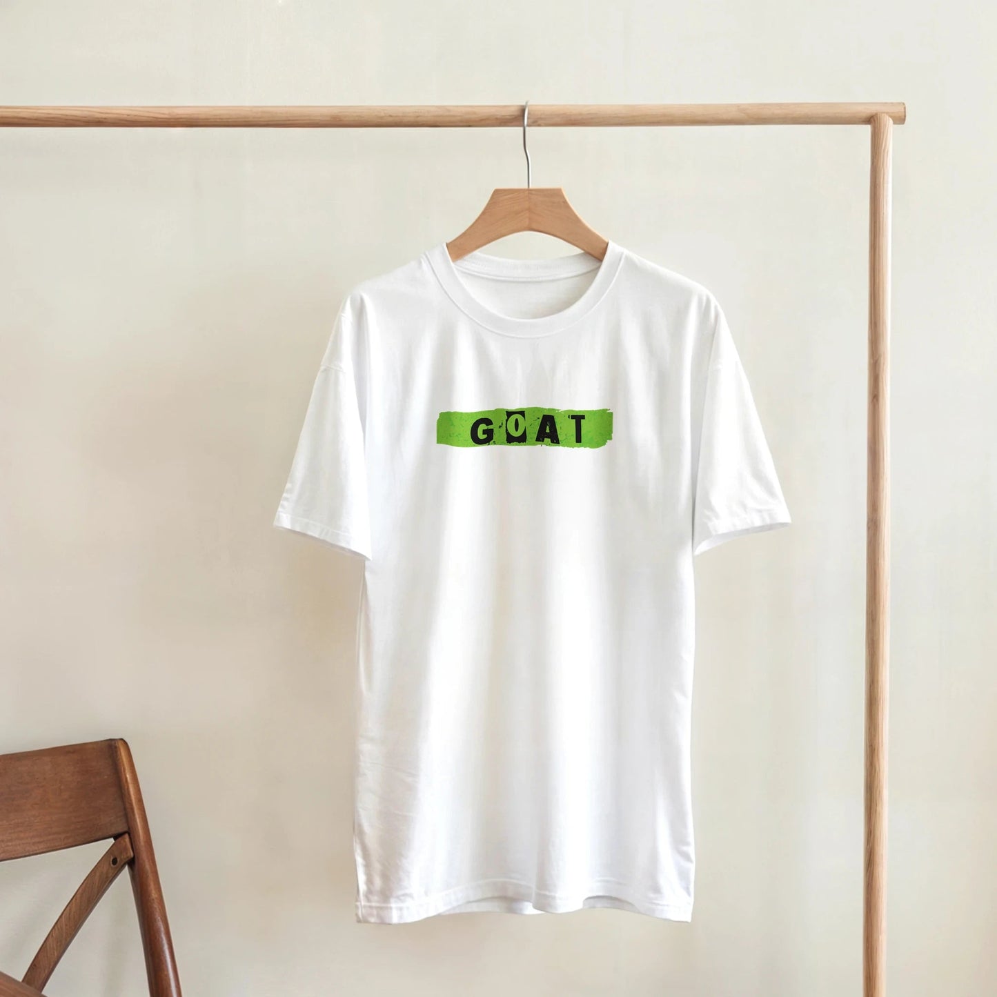 GOAT | Unisex t - skjorte med klassisk passform - Print Material - Iskyns.no