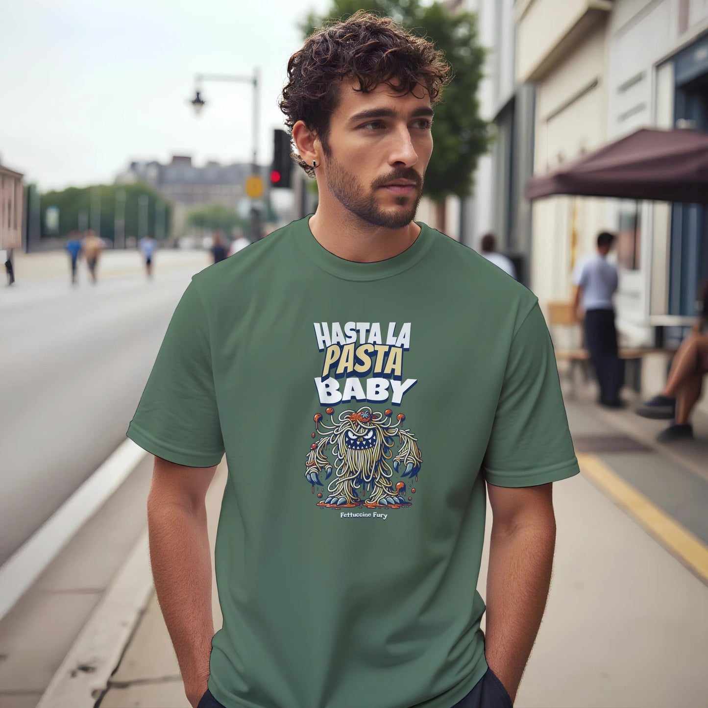 Hasta la pasta baby | Unisex t - skjorte med klassisk passform - Print Material - Iskyns.no