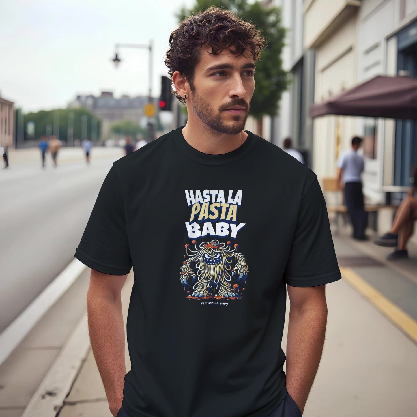 Hasta la pasta baby | Unisex t - skjorte med klassisk passform - Print Material - Iskyns.no