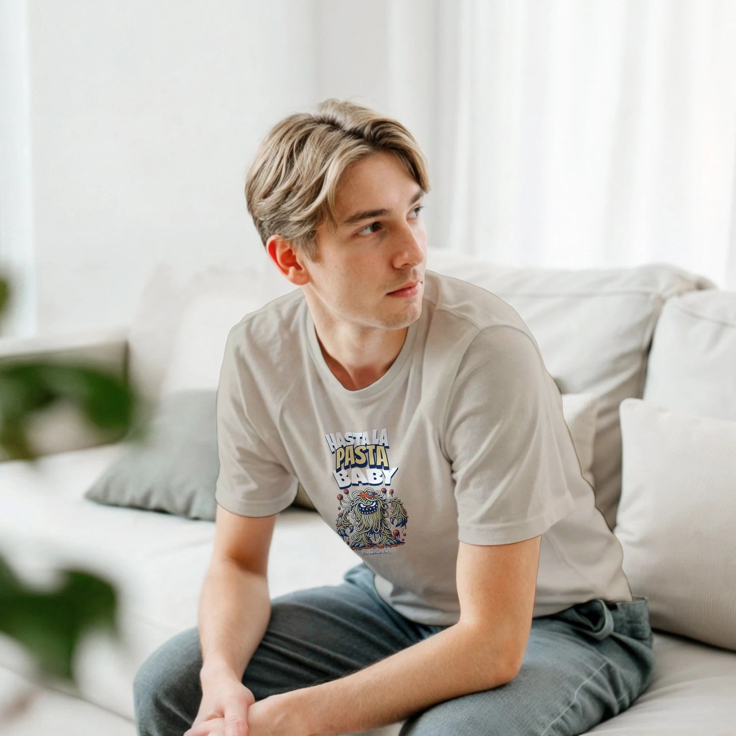 Hasta la pasta baby | Unisex t - skjorte med klassisk passform - Print Material - Iskyns.no