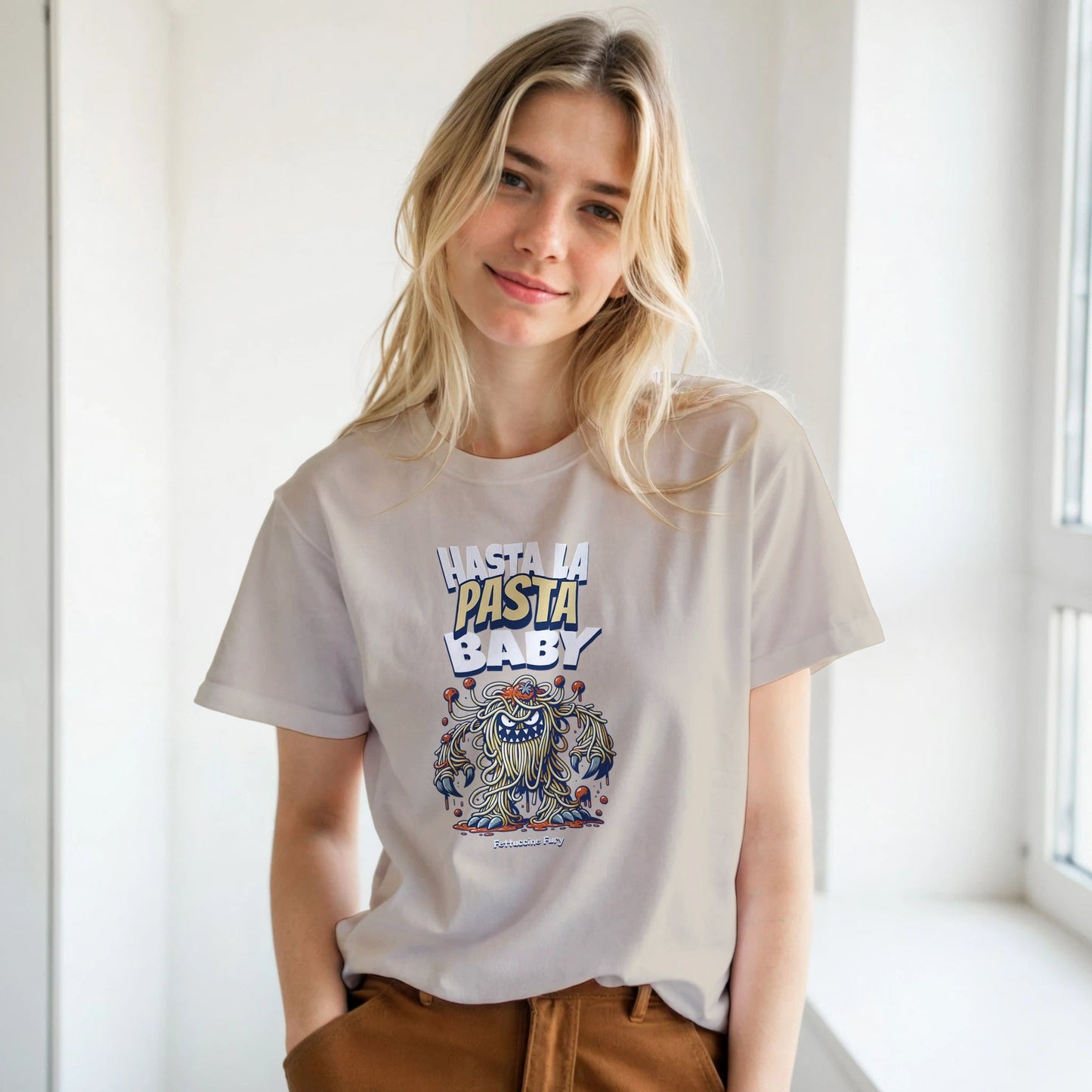 Hasta la pasta baby | Unisex t - skjorte med klassisk passform - Print Material - Iskyns.no
