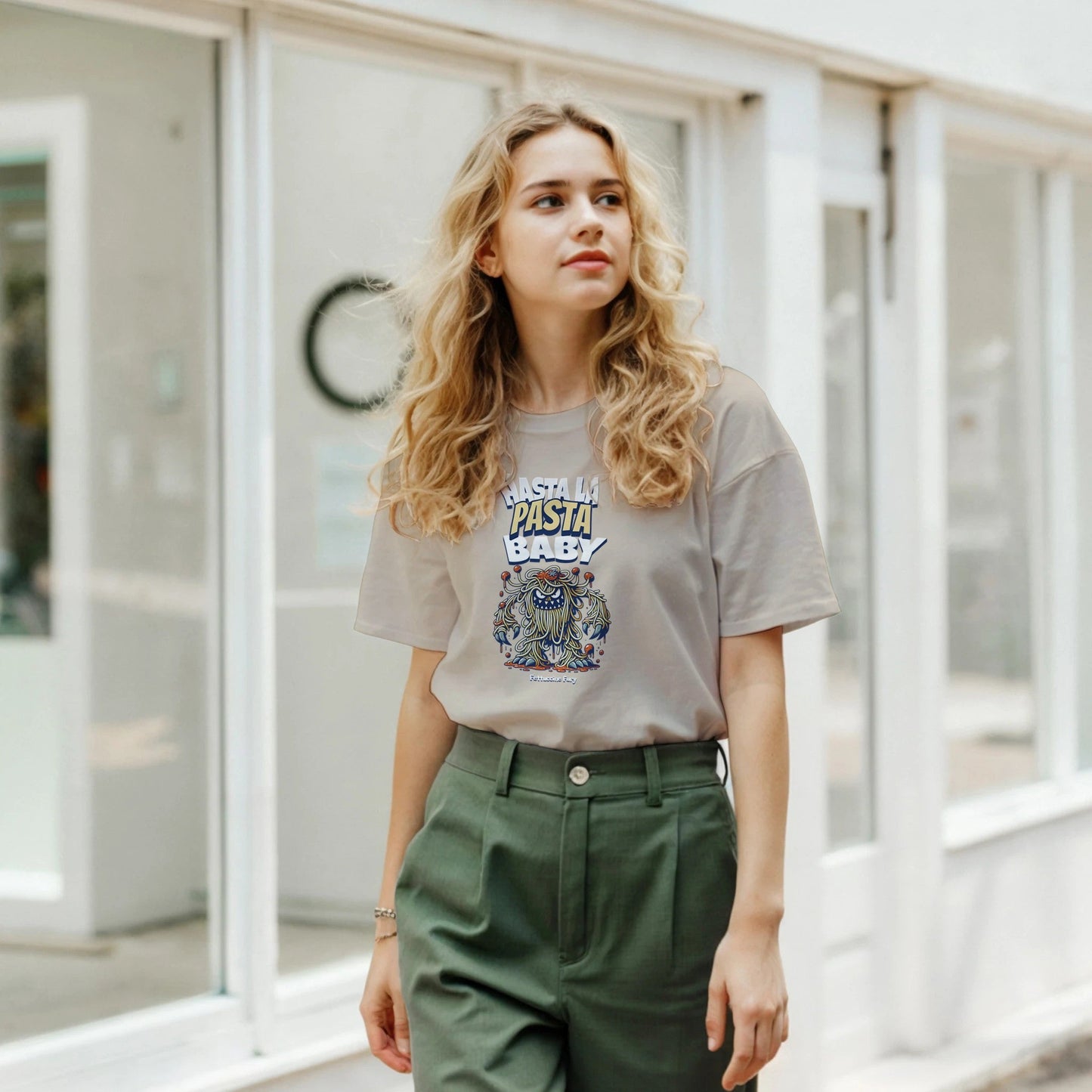 Hasta la pasta baby | Unisex t - skjorte med klassisk passform - Print Material - Iskyns.no