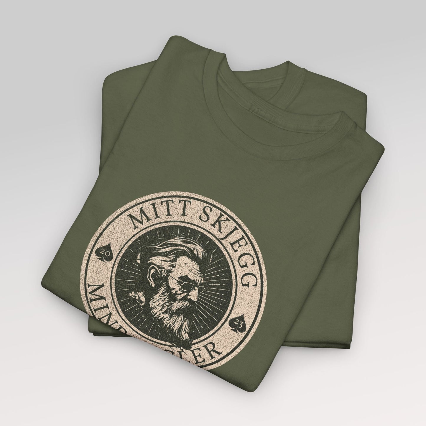 Mitt skjegg. Mine regler | Herre t - skjorte for ekte skjeggmenn - T-Shirt - Iskyns.no