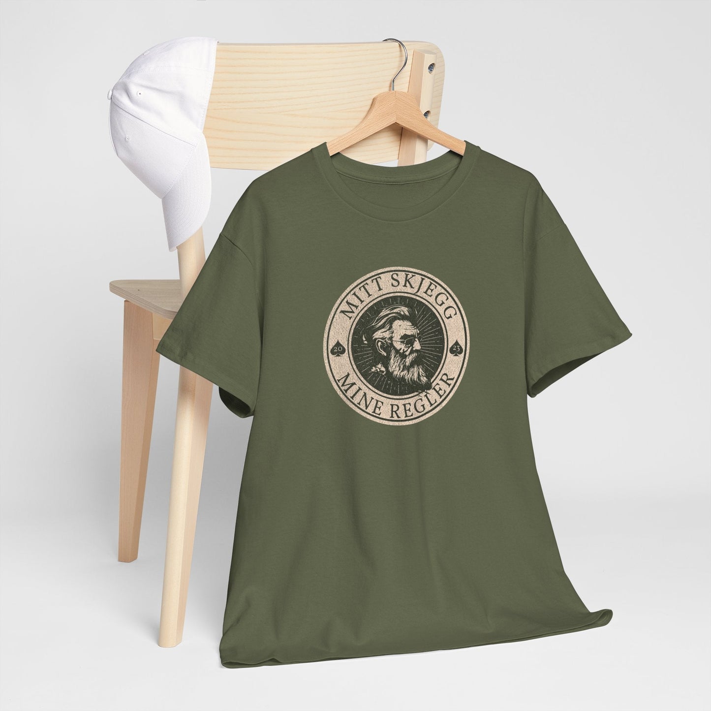 Mitt skjegg. Mine regler | Herre t - skjorte for ekte skjeggmenn - T-Shirt - Iskyns.no