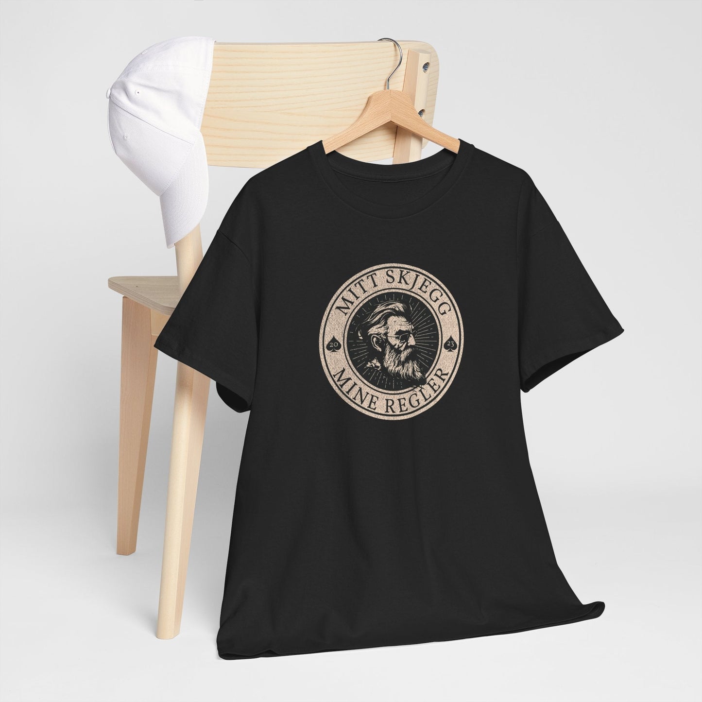Mitt skjegg. Mine regler | Herre t - skjorte for ekte skjeggmenn - T-Shirt - Iskyns.no