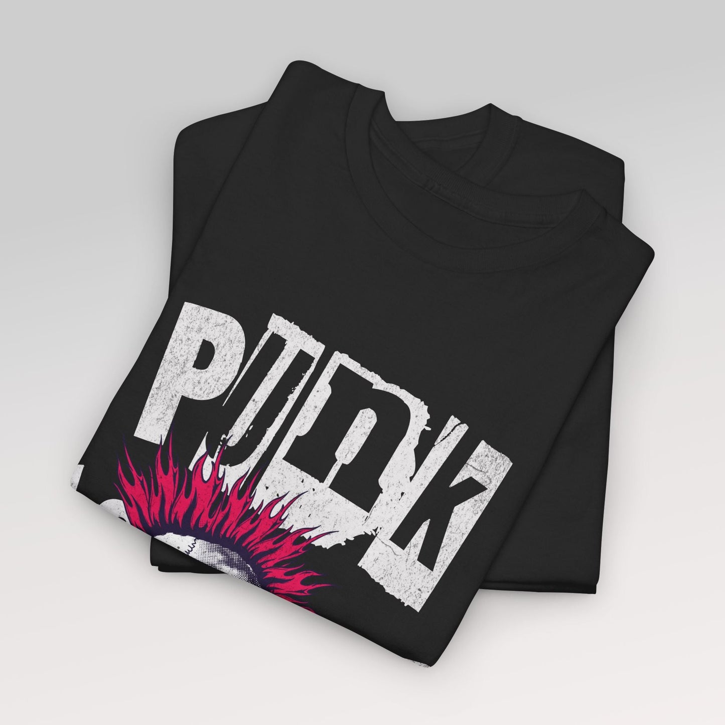 Punk Is Not Dead | Mohawk hodeskalle t - skjorte - T-Shirt - Iskyns.no