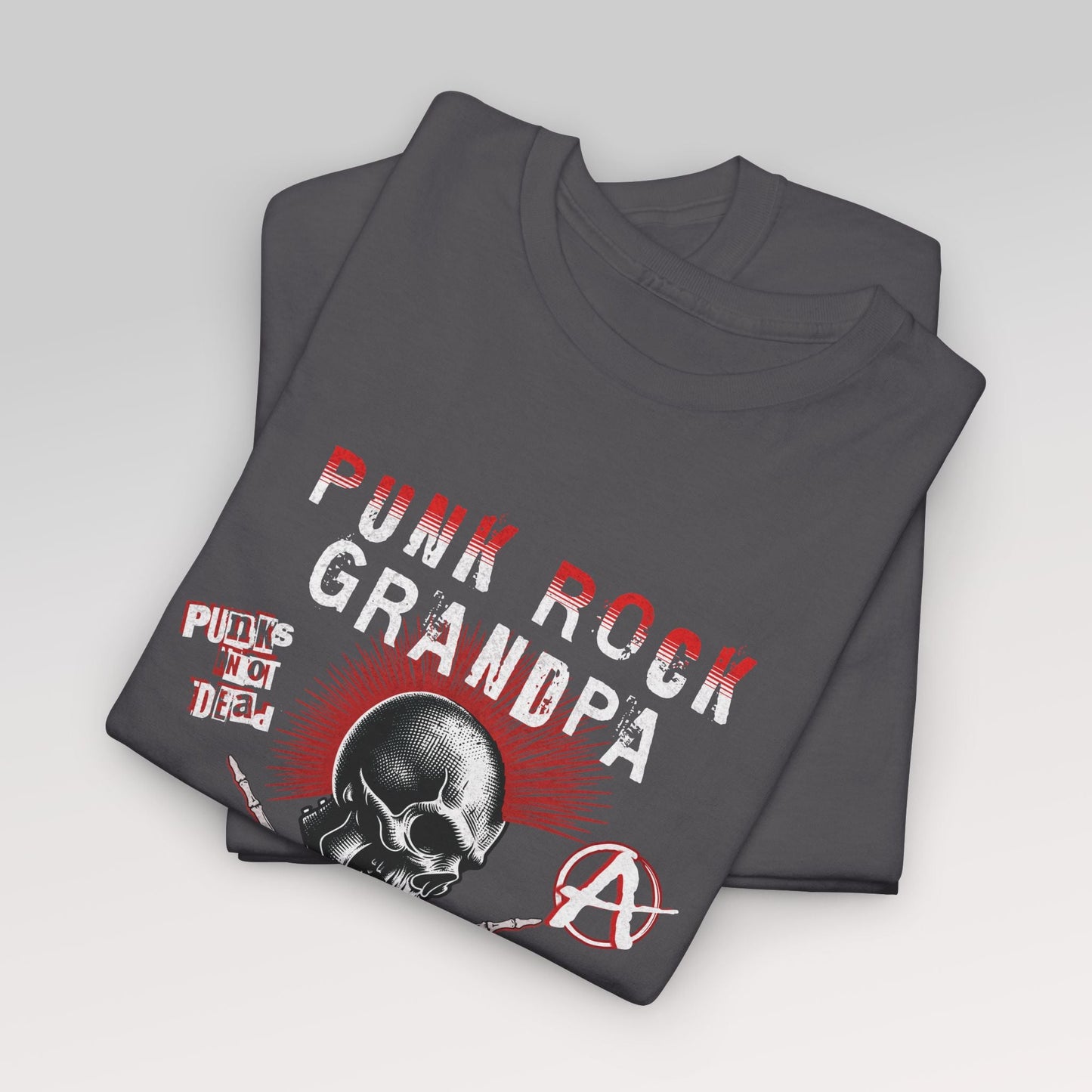 Punk Rock Grandpa | Stage - diving bestefar t - skjorte - T-Shirt - Iskyns.no