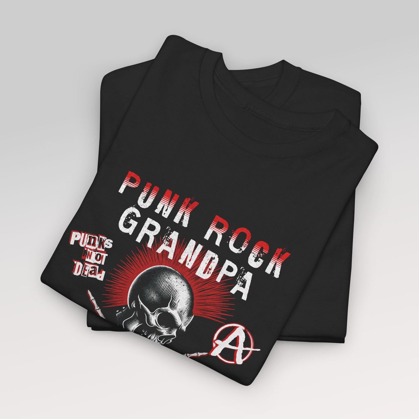 Punk Rock Grandpa | Stage - diving bestefar t - skjorte - T-Shirt - Iskyns.no