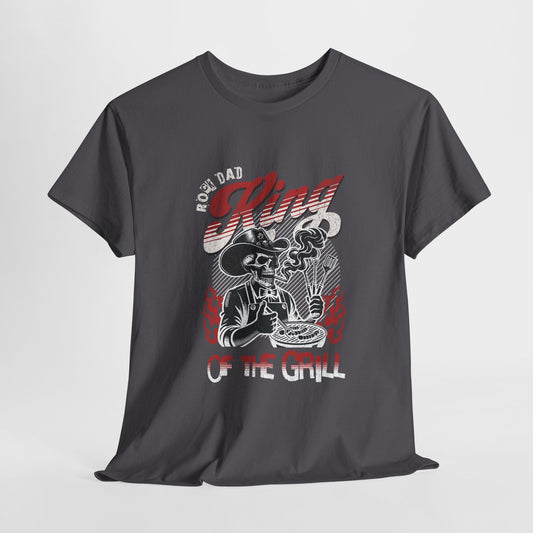 Rock dad king of the grill | Herre t - skjorte med klassisk passform - T-Shirt - Iskyns.no