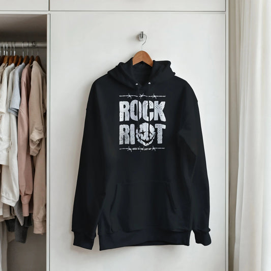 Rock Riot | Unisex hettegenser med klassisk passform - Print Material - Iskyns.no