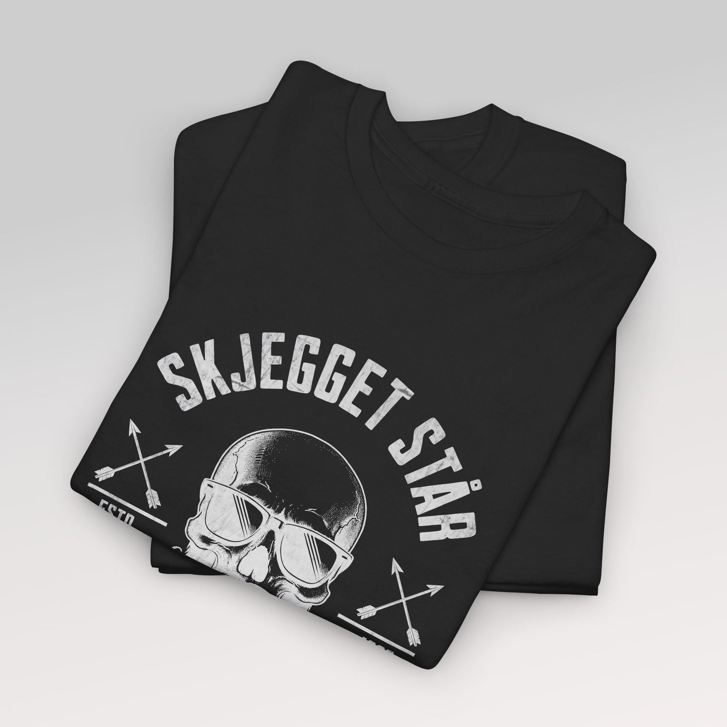 Skjegget står til siste dag | Herre t - skjorte med klassisk passform - T-Shirt - Iskyns.no