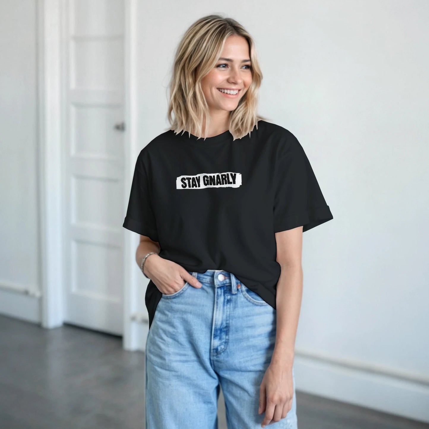 Stay Gnarly | Unisex t - skjorte med klassisk passform - Print Material - Iskyns.no