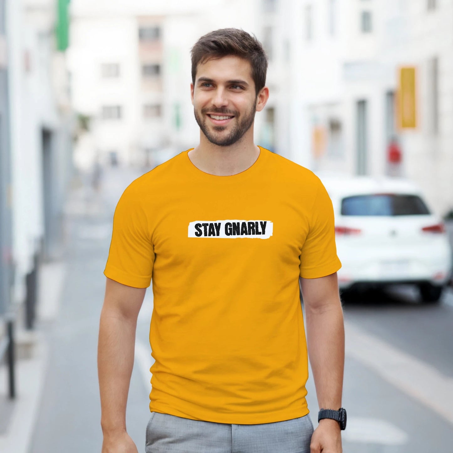 Stay Gnarly | Unisex t - skjorte med klassisk passform - Print Material - Iskyns.no