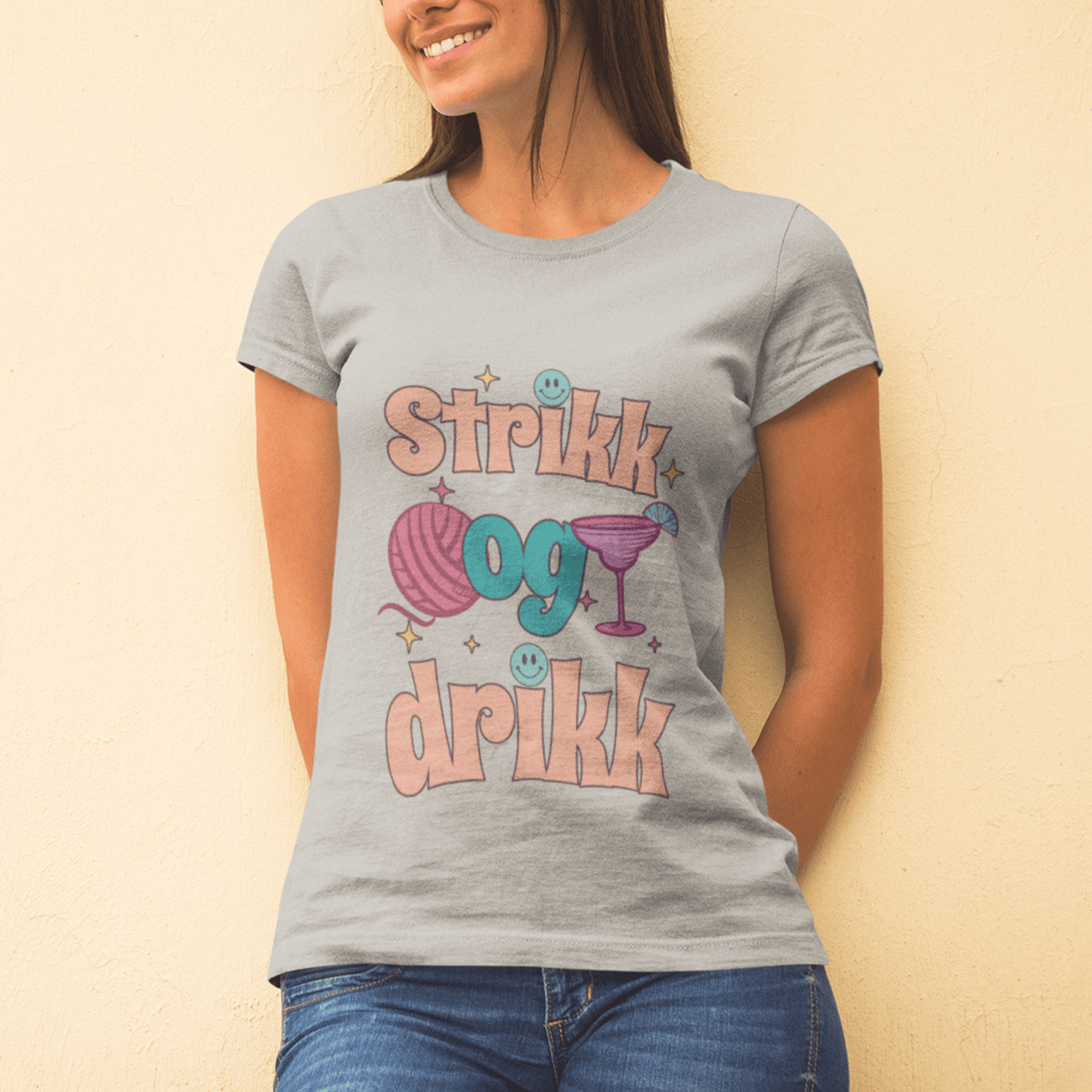 Strikk og drikk - Print Material - Iskyns.no