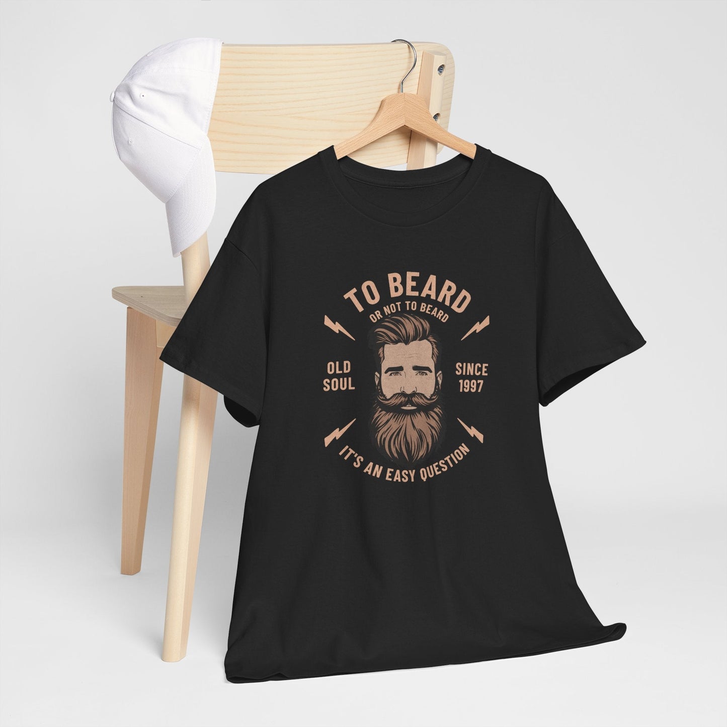 To Beard or Not to Beard | Humoristisk t - skjorte for skjeggelskere - T-Shirt - Iskyns.no