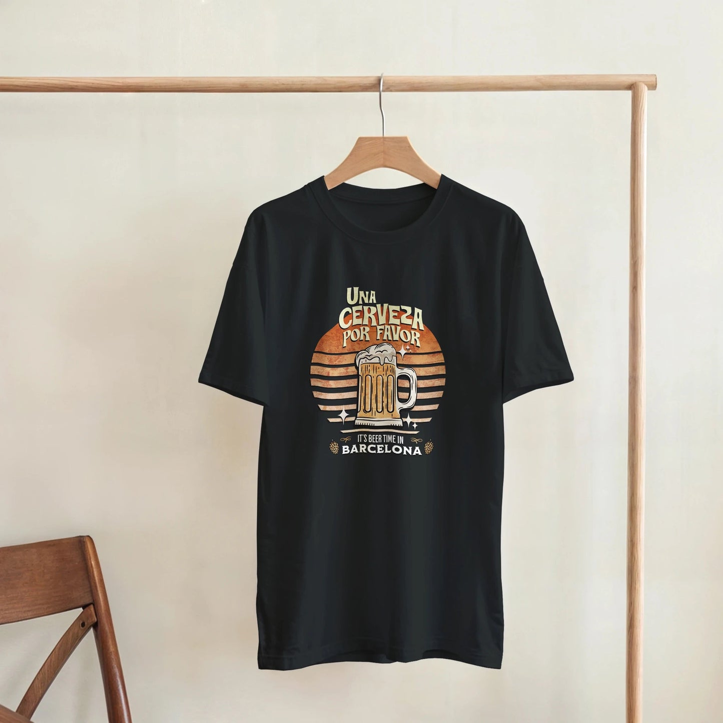 Una cerveza por favor | Herre t - skjorte med klassisk passform - Print Material - Iskyns.no