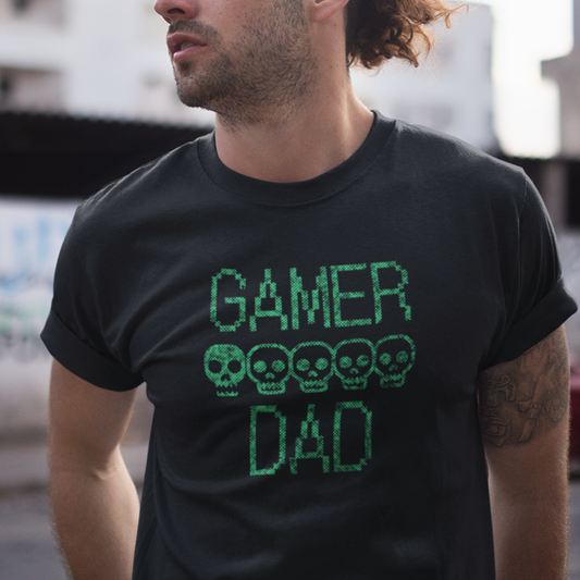 Gamer Dad | Retro gaming t-skjorte til pappa