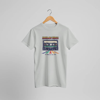 Analog Vibes | Premium herre t - skjorte med figurnær passform - Print Material - Iskyns.no