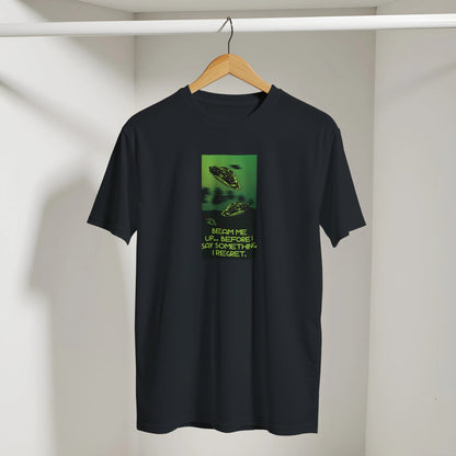 Beam Me Up | Unisex T - skjorte med klassisk passform - T-Shirt - Iskyns.no