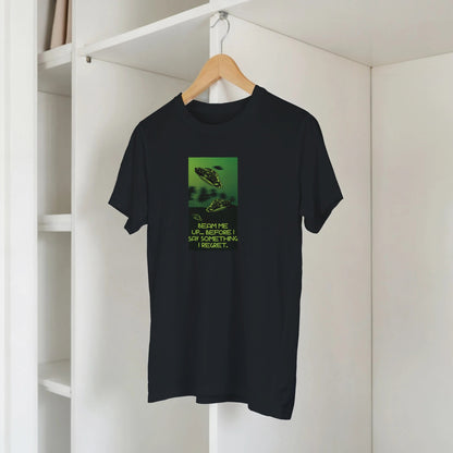 Beam Me Up | Unisex T - skjorte med klassisk passform - T-Shirt - Iskyns.no