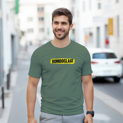 Bomboclaat | Unisex t - skjorte med klassisk passform - Print Material - Iskyns.no