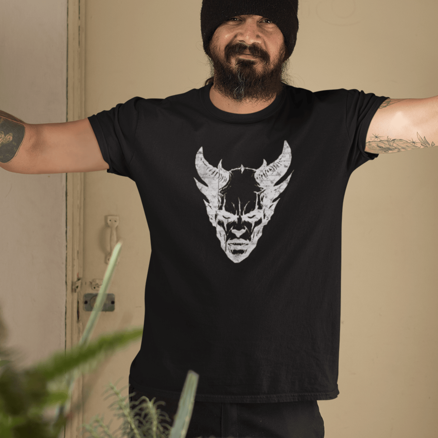 Den Sorte Eden | Unisex t - skjorte med klassisk passform - Print Material - Iskyns.no