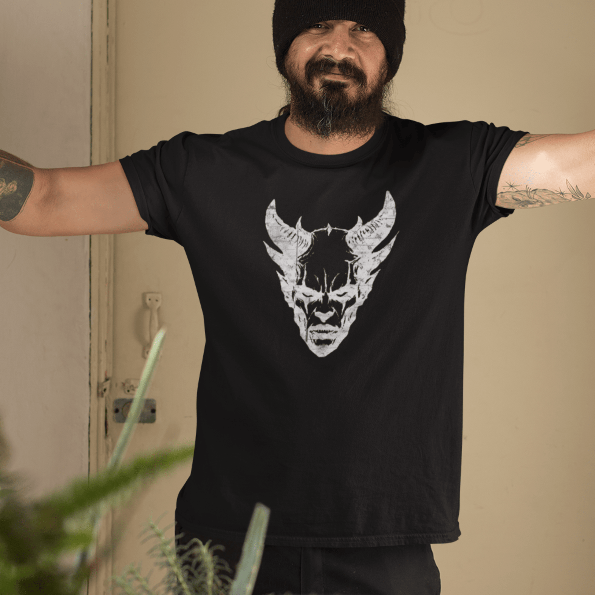 Den Sorte Eden | Unisex t - skjorte med klassisk passform - Print Material - Iskyns.no