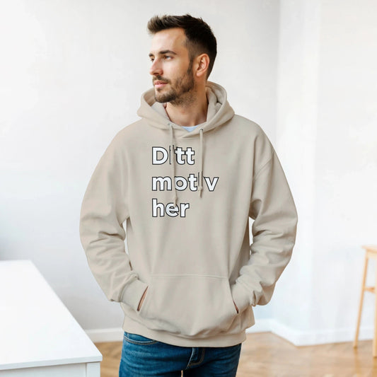 Design din egen hettegenser | Unisex hettegenser med klassisk passform - Print Material - Iskyns.no