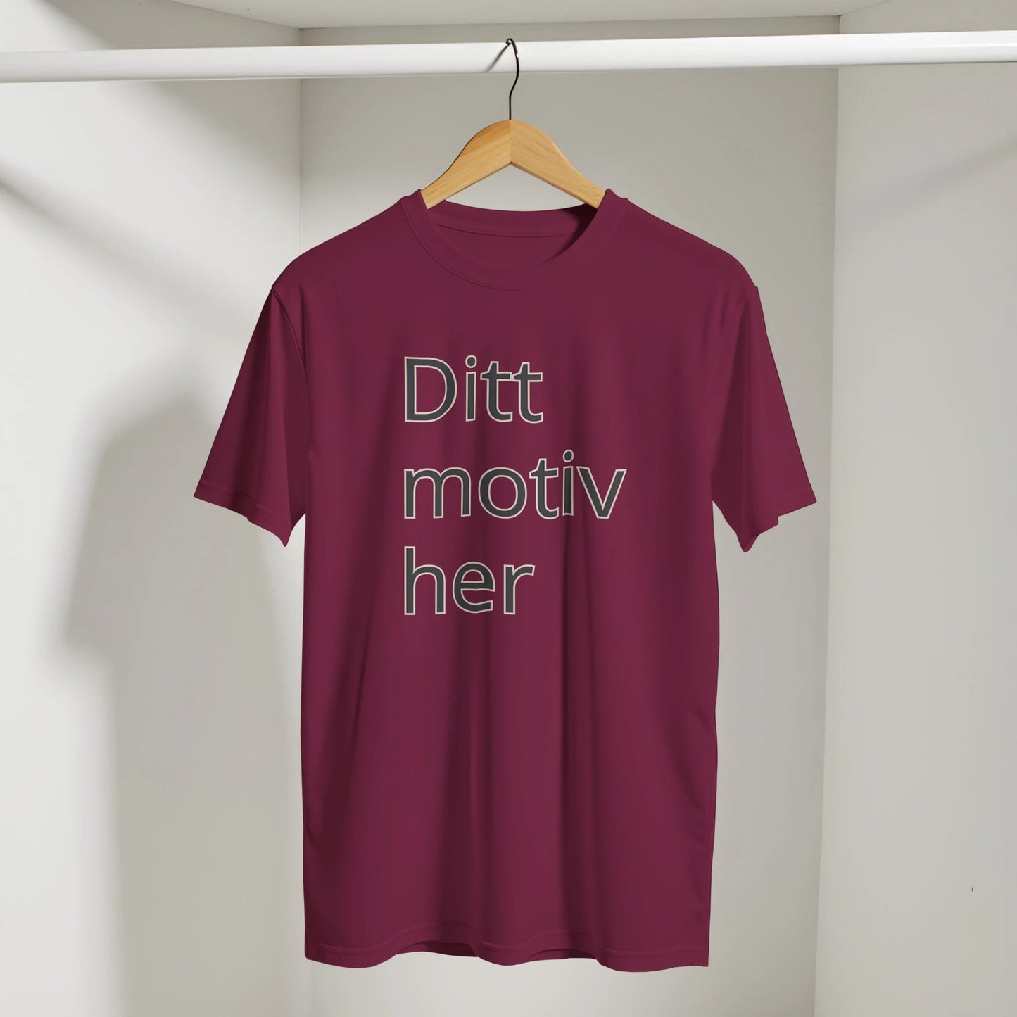 Design din egen t - skjorte| Unisex t - skjorte med klassisk passform - T-Shirt - Iskyns.no