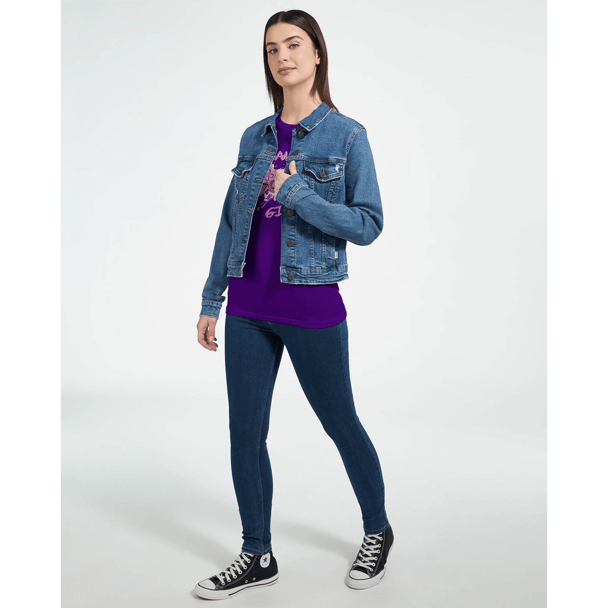 Gamer Girl | Premium dame t - skjorte med figurnær passform - Print Material - Iskyns.no