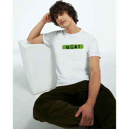 GOAT | Unisex t - skjorte med klassisk passform - Print Material - Iskyns.no