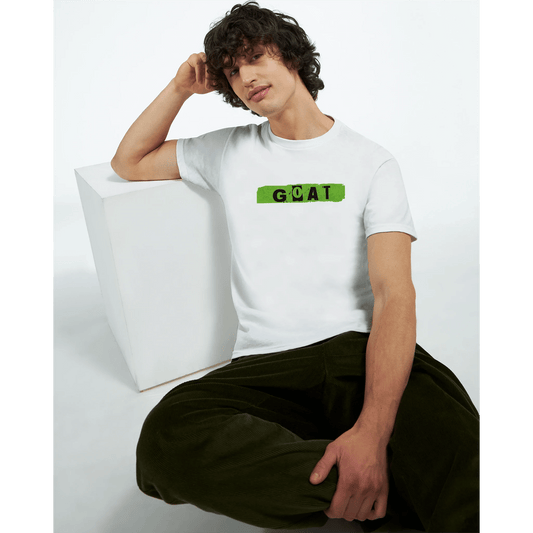 GOAT | Unisex t - skjorte med klassisk passform - Print Material - Iskyns.no