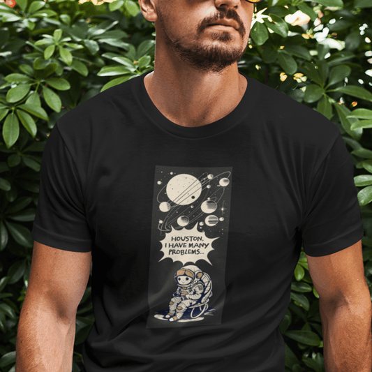 Houston, I have many problems| | Unisex T - skjorte med Klassisk Passform - T-Shirt - Iskyns.no