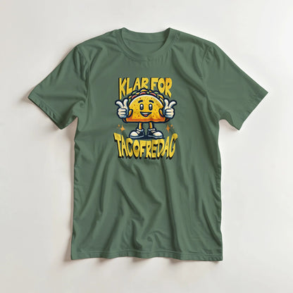Klar for Tacofredag | Unisex t - skjorte med klassisk passform - Print Material - Iskyns.no