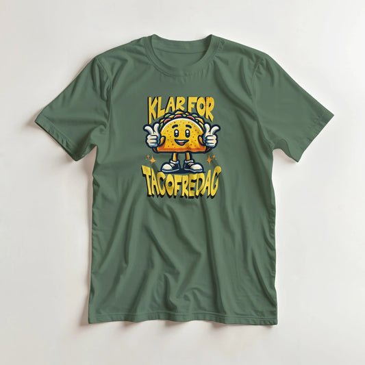 Klar for Tacofredag | Unisex t - skjorte med klassisk passform - Print Material - Iskyns.no