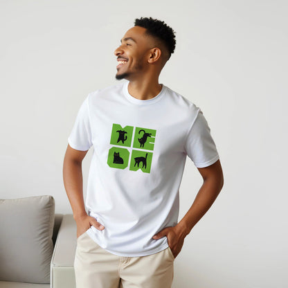 Meow Katt| Unisex t - skjorte med klassisk passform - Print Material - Iskyns.no