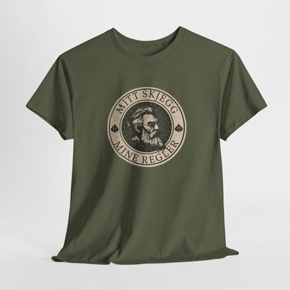 Mitt skjegg. Mine regler | Herre t - skjorte for ekte skjeggmenn - T-Shirt - Iskyns.no
