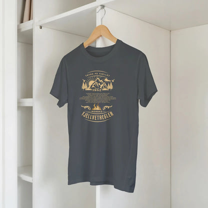 Norske fjellvettregler siden 1957 | Unisex t - skjorte med klassisk passform - Print Material - Iskyns.no