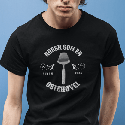 Ostehøvel | Unisex t - skjorte med klassisk passform - Print Material - Iskyns.no