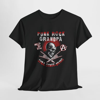 Punk Rock Grandpa | Stage - diving bestefar t - skjorte - T-Shirt - Iskyns.no
