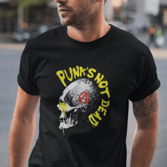 Punk’s Not Dead | Anarkistisk punk t - skjorte - T-Shirt - Iskyns.no