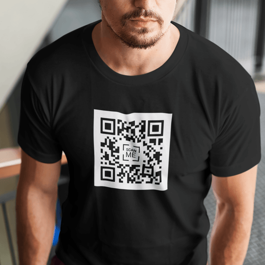 QR - kode | Unisex t - skjorte med klassisk passform - Iskyns.no