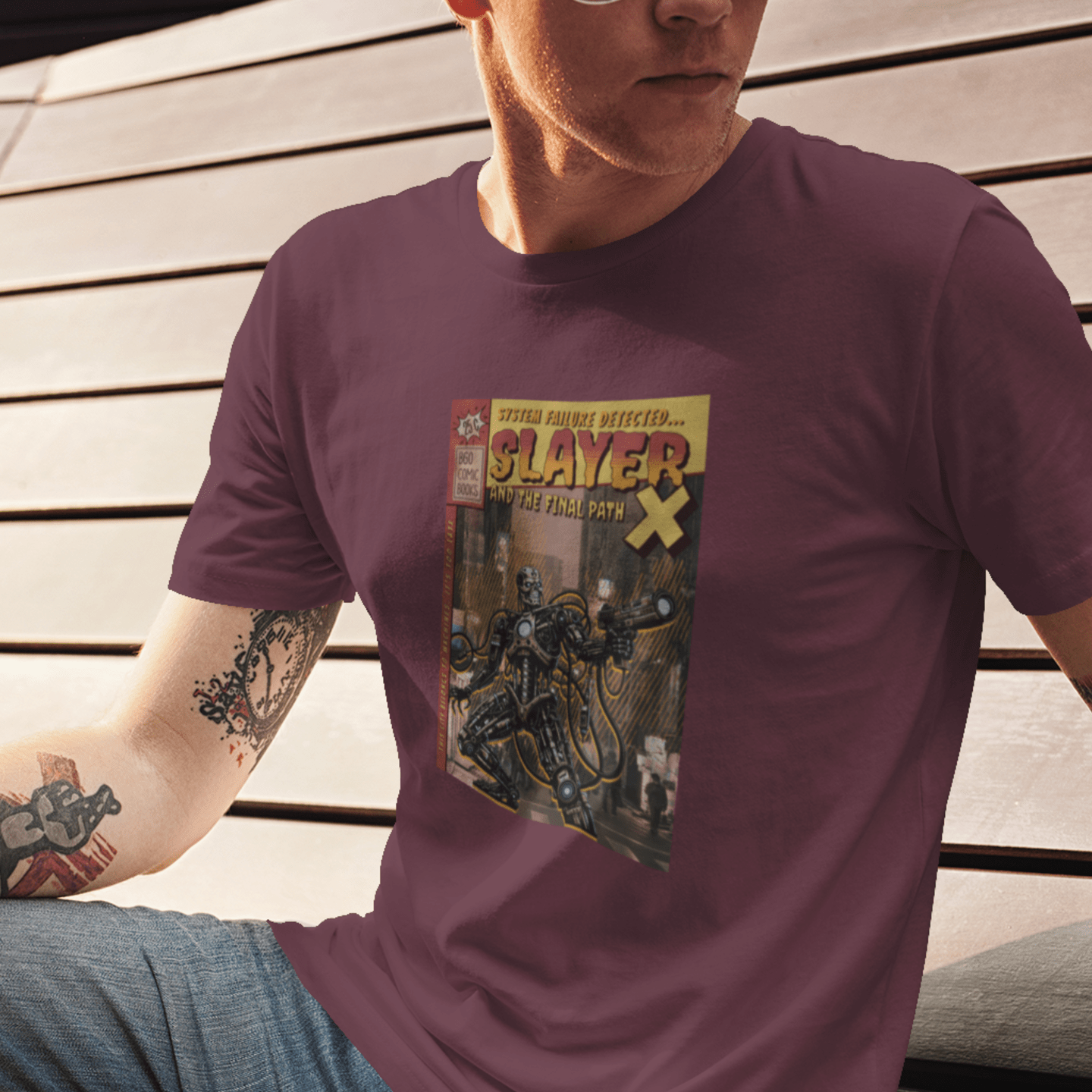 Slayer | Unisex T - skjorte med Klassisk Passform - T-Shirt - Iskyns.no