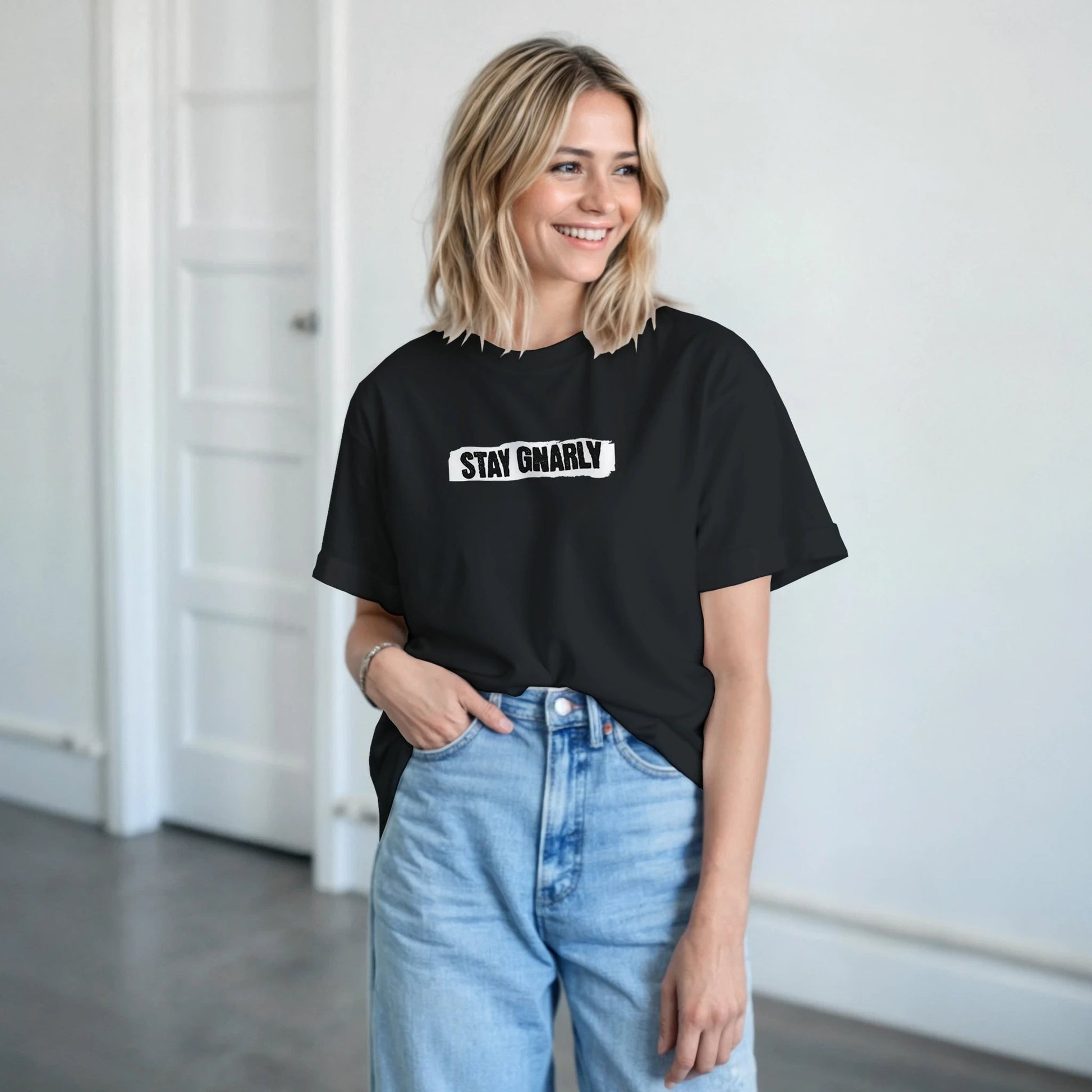 Stay Gnarly | Unisex t - skjorte med klassisk passform - Print Material - Iskyns.no