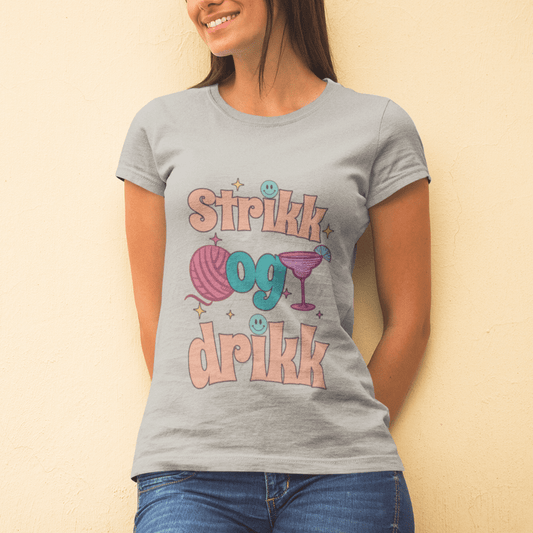 Strikk og drikk - Print Material - Iskyns.no