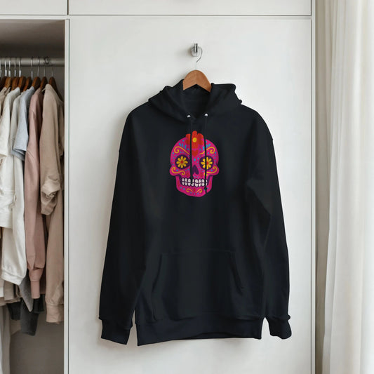 Sukkerskalle | Unisex hettegenser med klassisk passform - Print Material - Iskyns.no