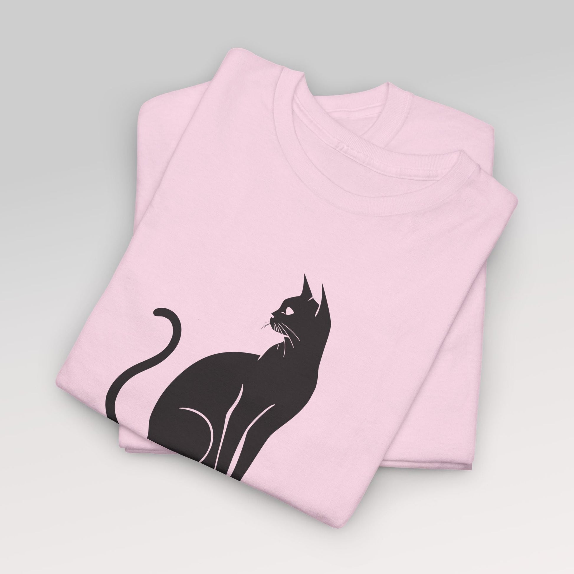 Svart katt | Dame t - skjorte med klassisk passform - T-Shirt - Iskyns.no